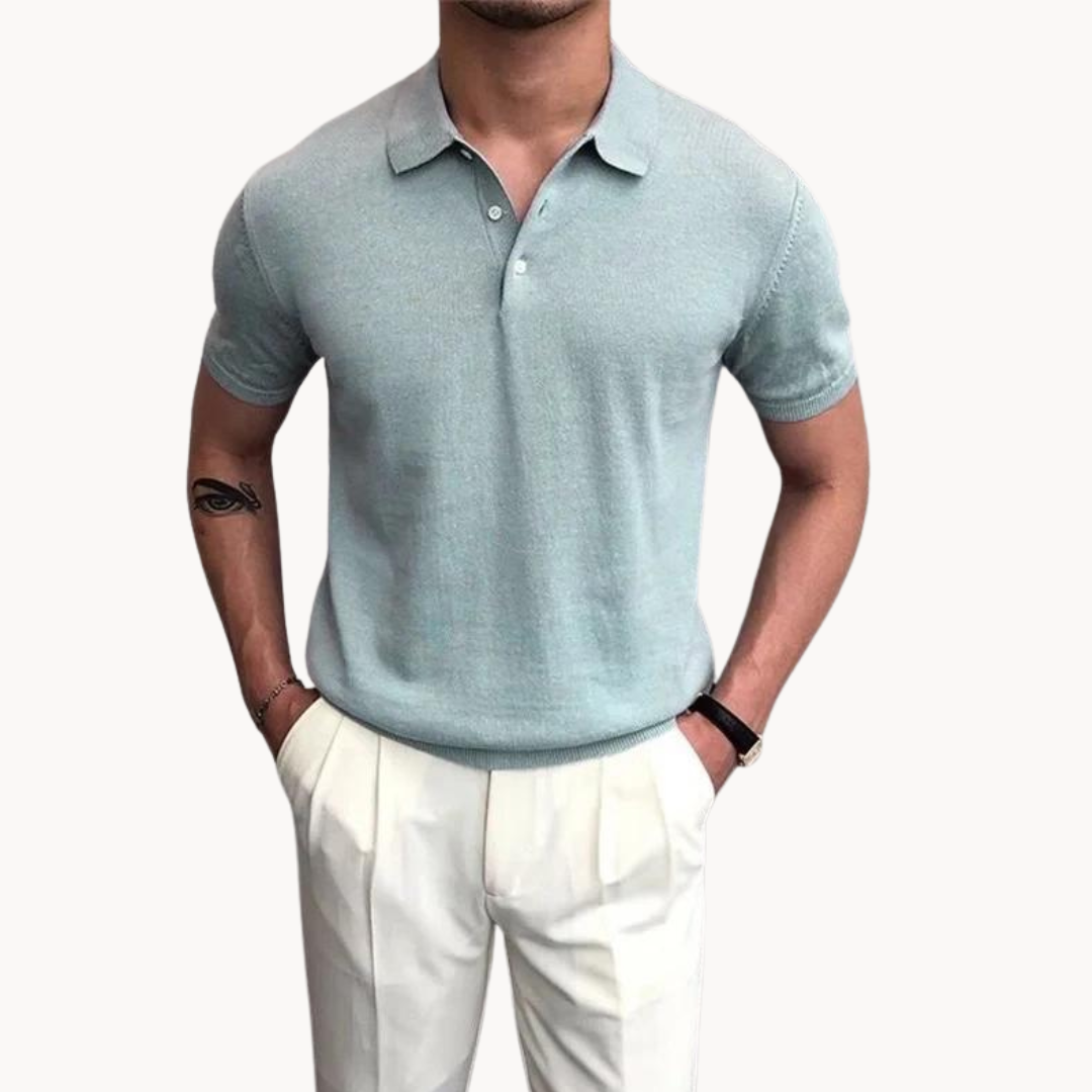 Herrens Bekväma Polo T-shirt