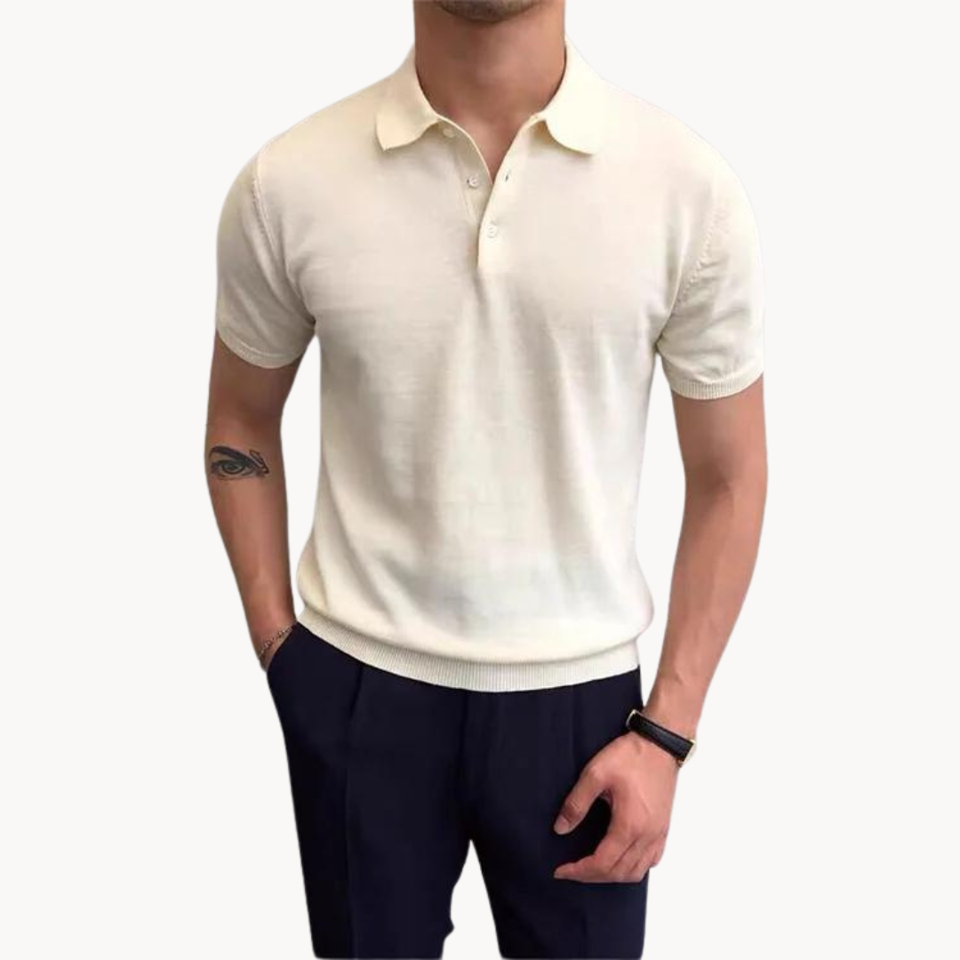 Herrens Bekväma Polo T-shirt