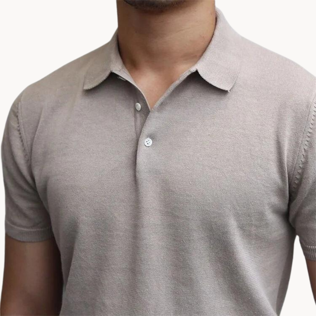 Herrens Bekväma Polo T-shirt