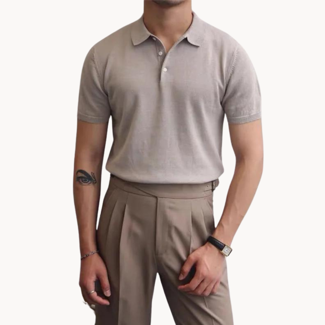 Herrens Bekväma Polo T-shirt
