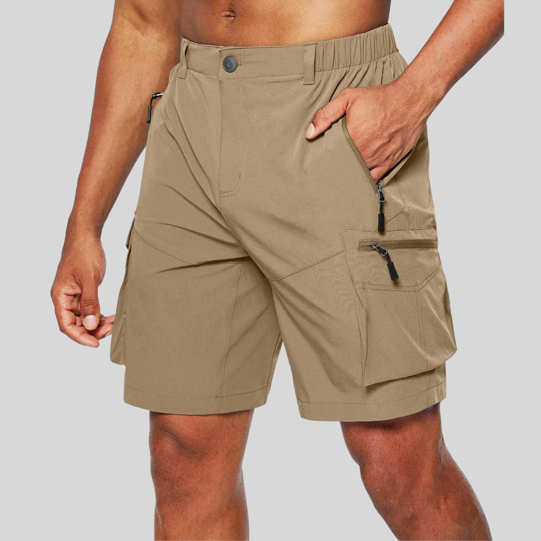 Herrens Funktionella Cargo Shorts för Utomhusaktiviteter