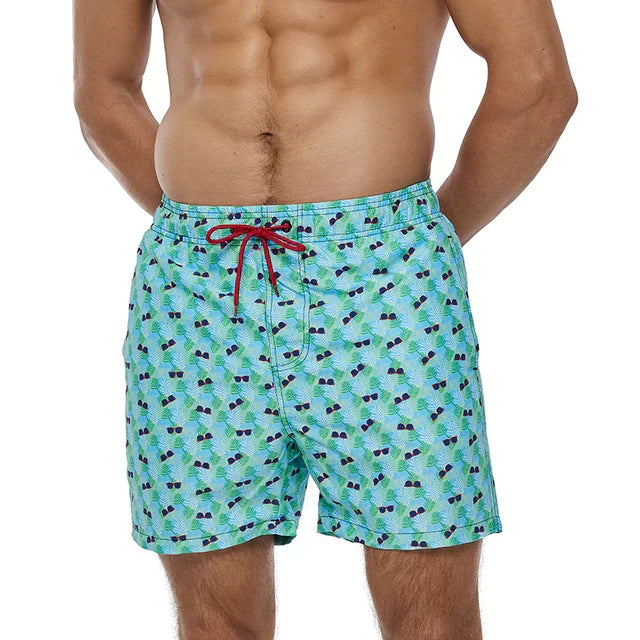Herrens Snabbtorkade Sommarshorts i Lätt Material