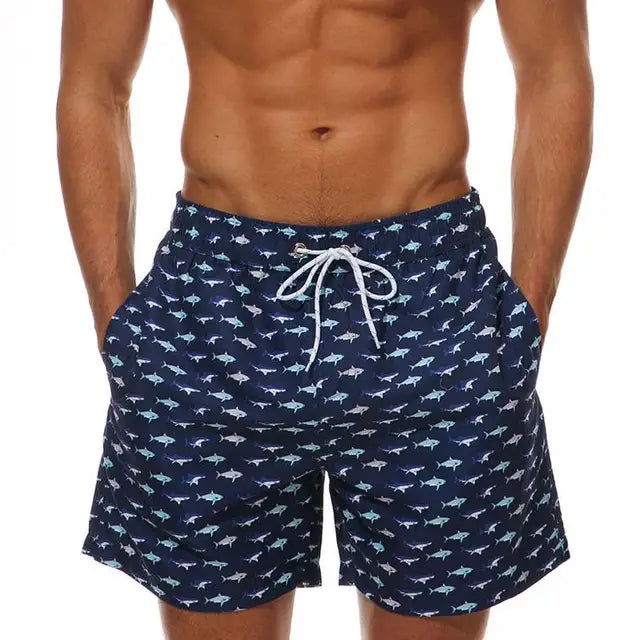 Herrens Snabbtorkade Sommarshorts i Lätt Material