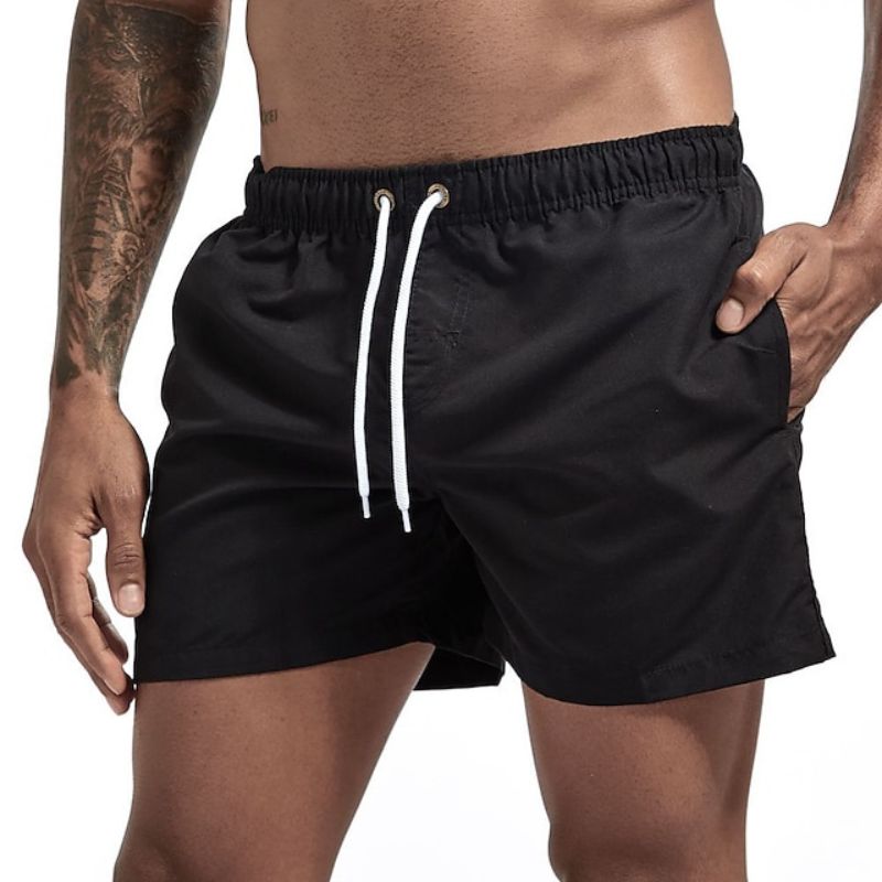 Herrens Snabbtorkande Strandshorts Lätt Material