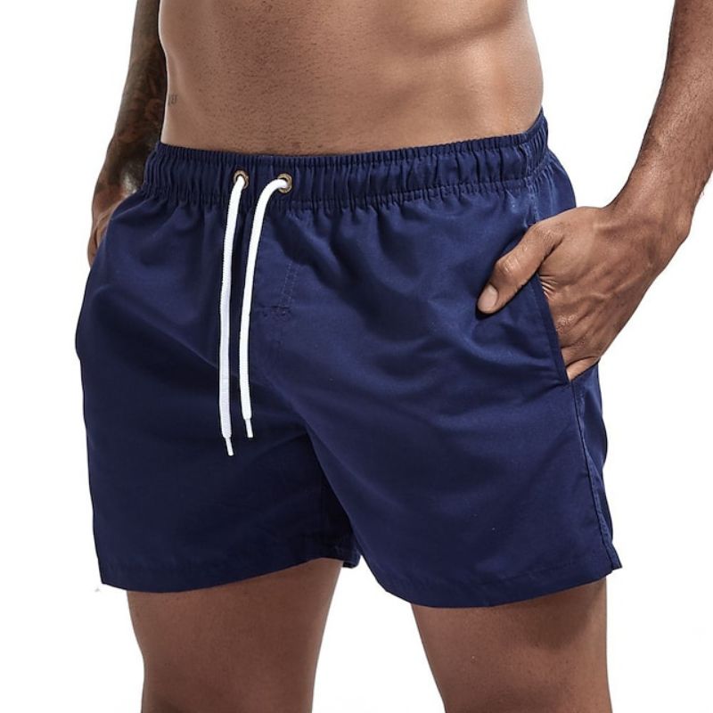 Herrens Snabbtorkande Strandshorts Lätt Material