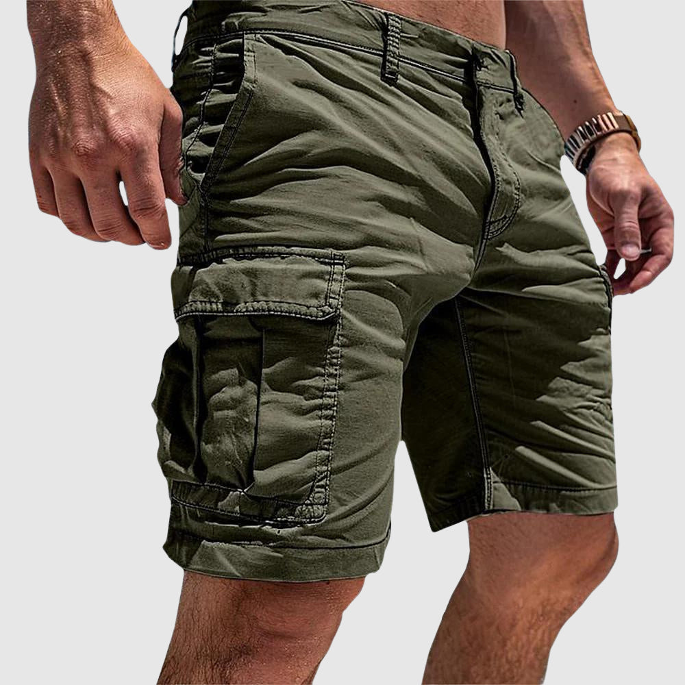 Herrens Bekväma Cargo Shorts för Utomhusäventyr 1
