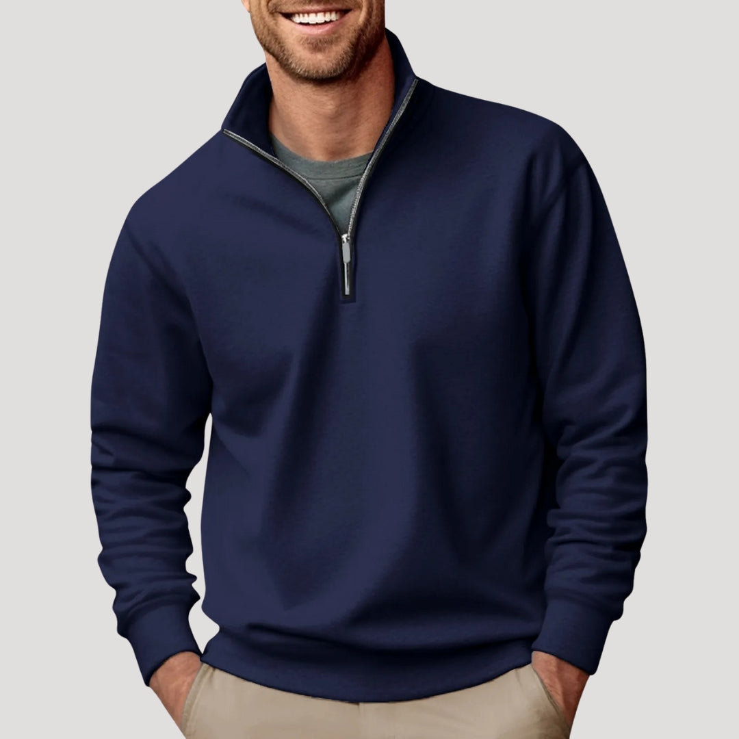 Herrens Halvdragkedja Sweatshirt 2