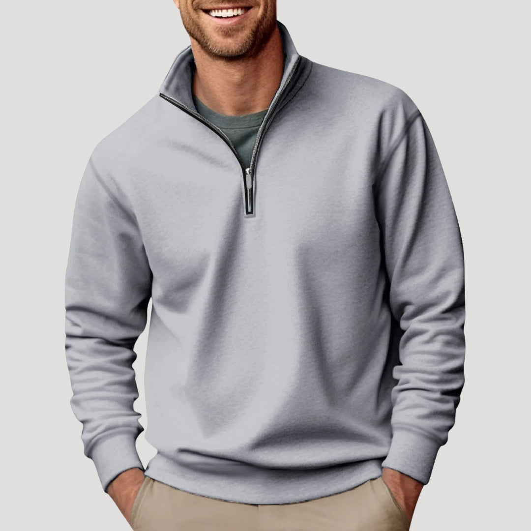 Herrens Halvdragkedja Sweatshirt 3