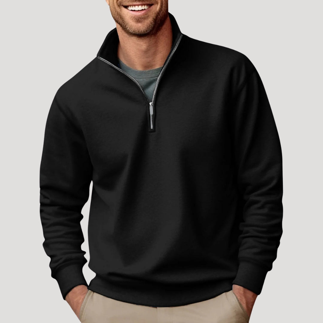 Herrens Halvdragkedja Sweatshirt 4