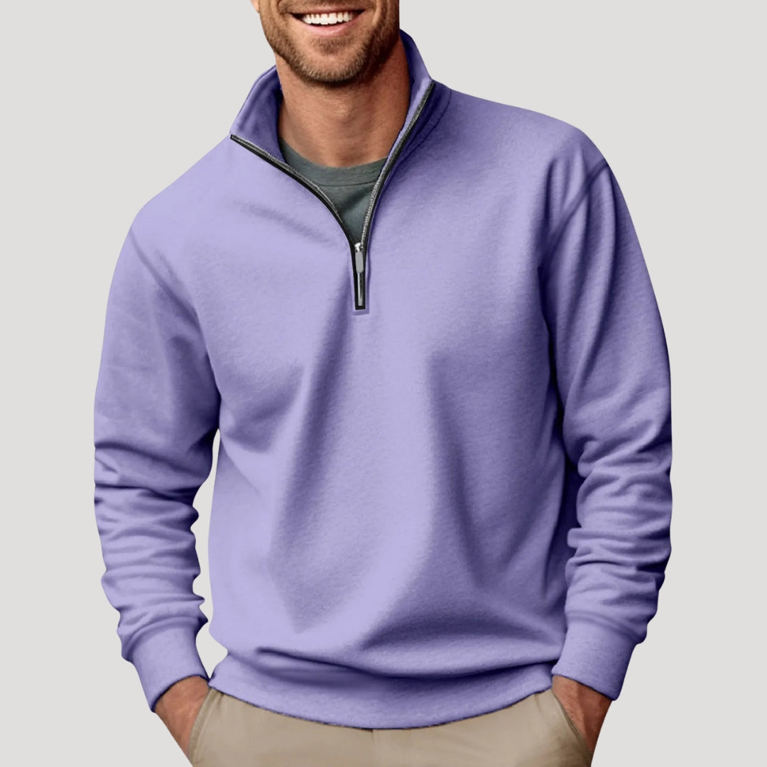 Herrens Halvdragkedja Sweatshirt 5