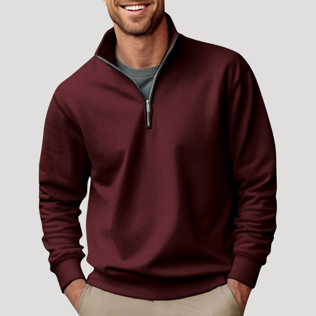 Herrens Halvdragkedja Sweatshirt 6