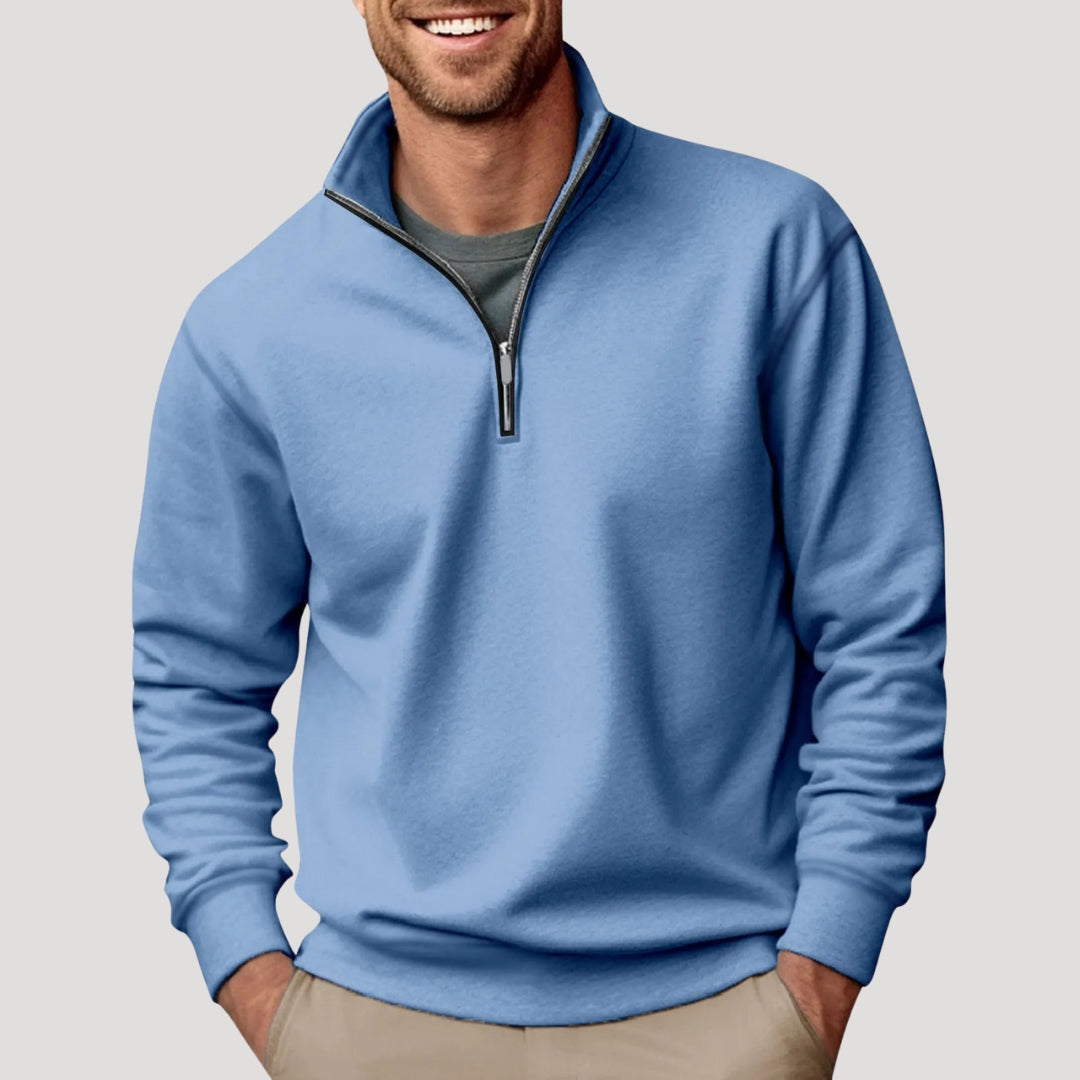 Herrens Halvdragkedja Sweatshirt 7