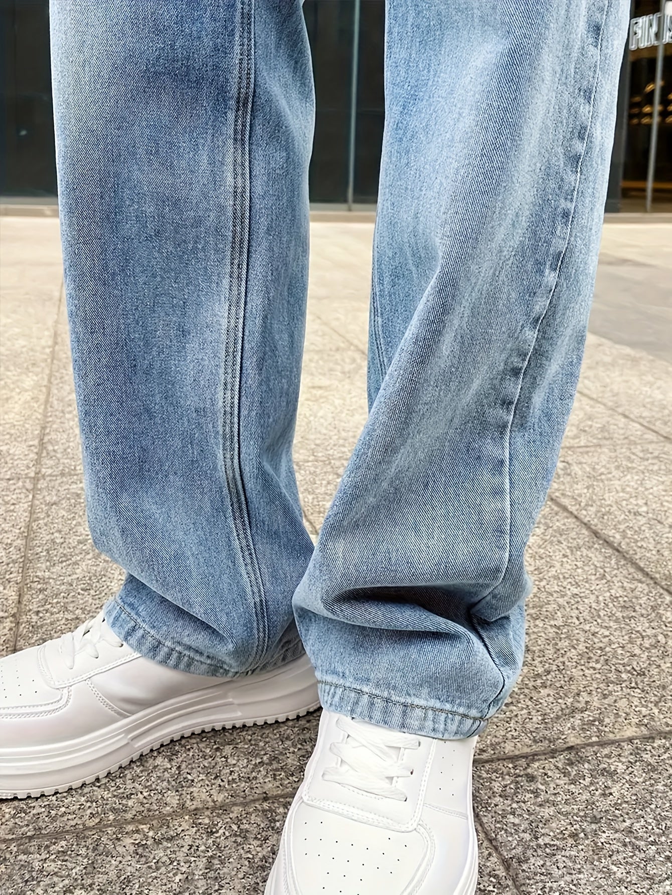 Herrjeans – Regular fit med ledig siluett