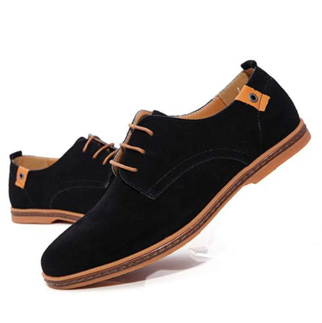 Herrmockaskor Mocka Elegant Skor