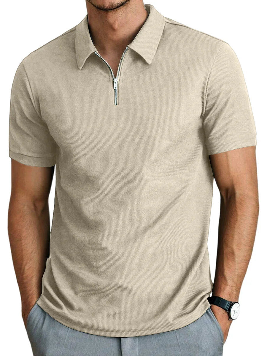 Herrpiké – Lätt Polo T-shirt för Avslappnad Stil