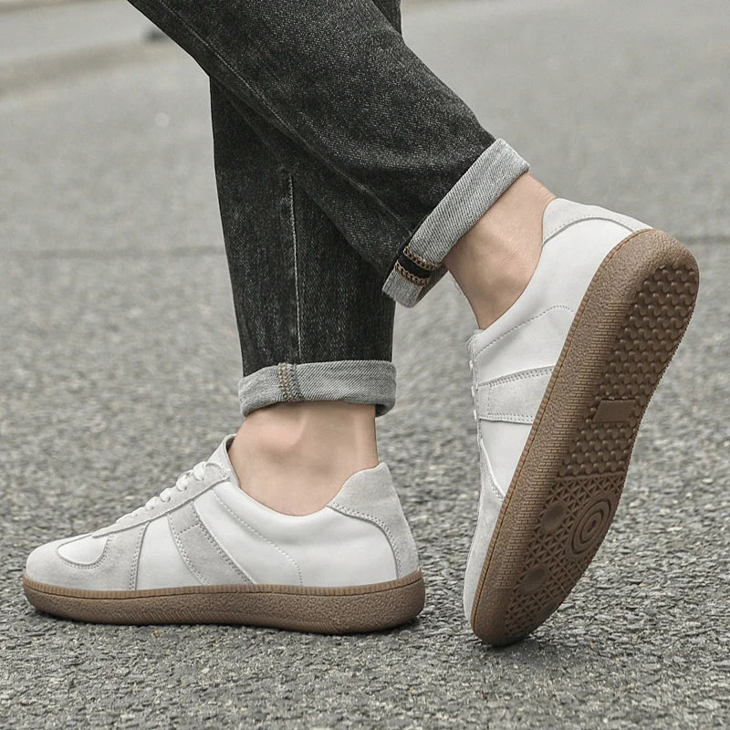 Herrskor Mocka Sneakers med Robust Yttersula för Hållbarhet