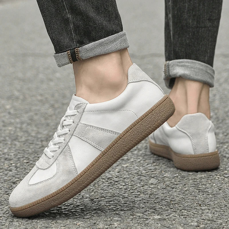 Herrskor Mocka Sneakers med Robust Yttersula för Hållbarhet