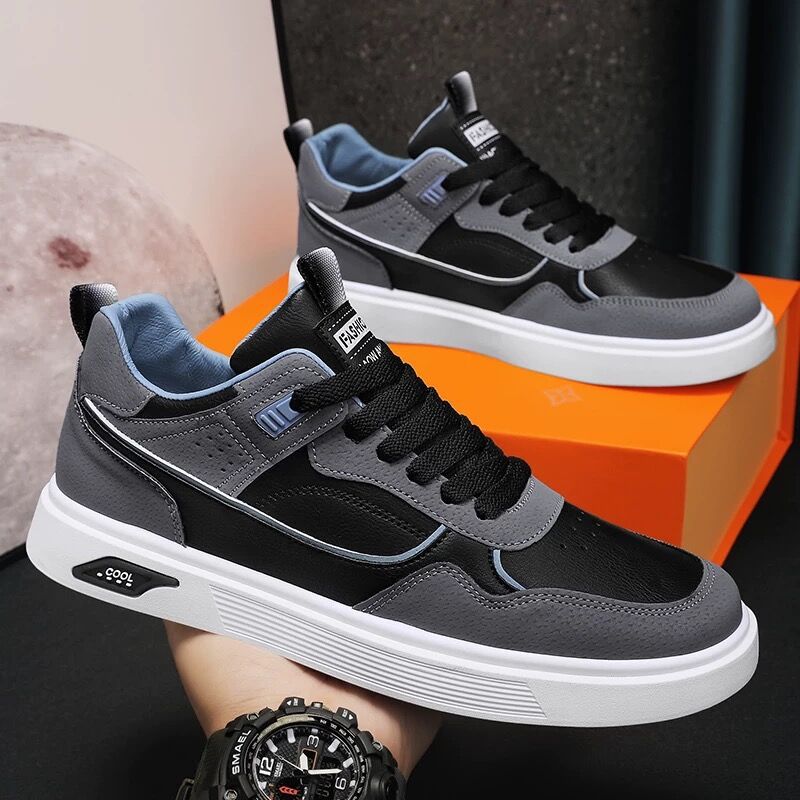 Herrskor Syntetiskt Läder Sneakers för Alla Tillfällen