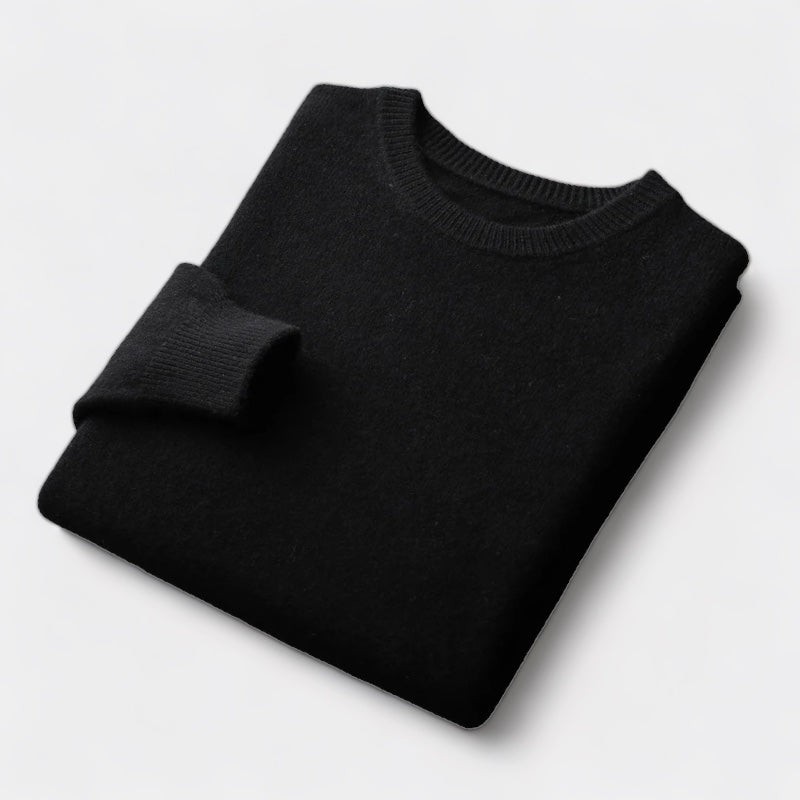 Herrtröja i Ull – Rundhals & Tidlös Stil