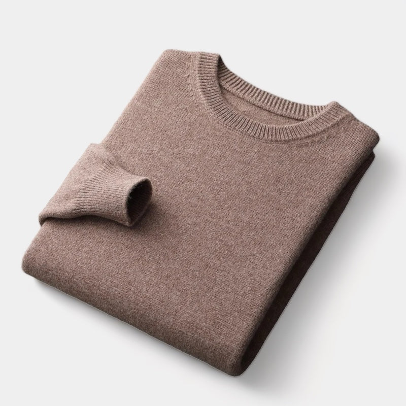 Herrtröja i Ull – Rundhals & Tidlös Stil