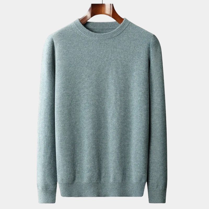 Herrtröja i Ull – Rundhals & Tidlös Stil