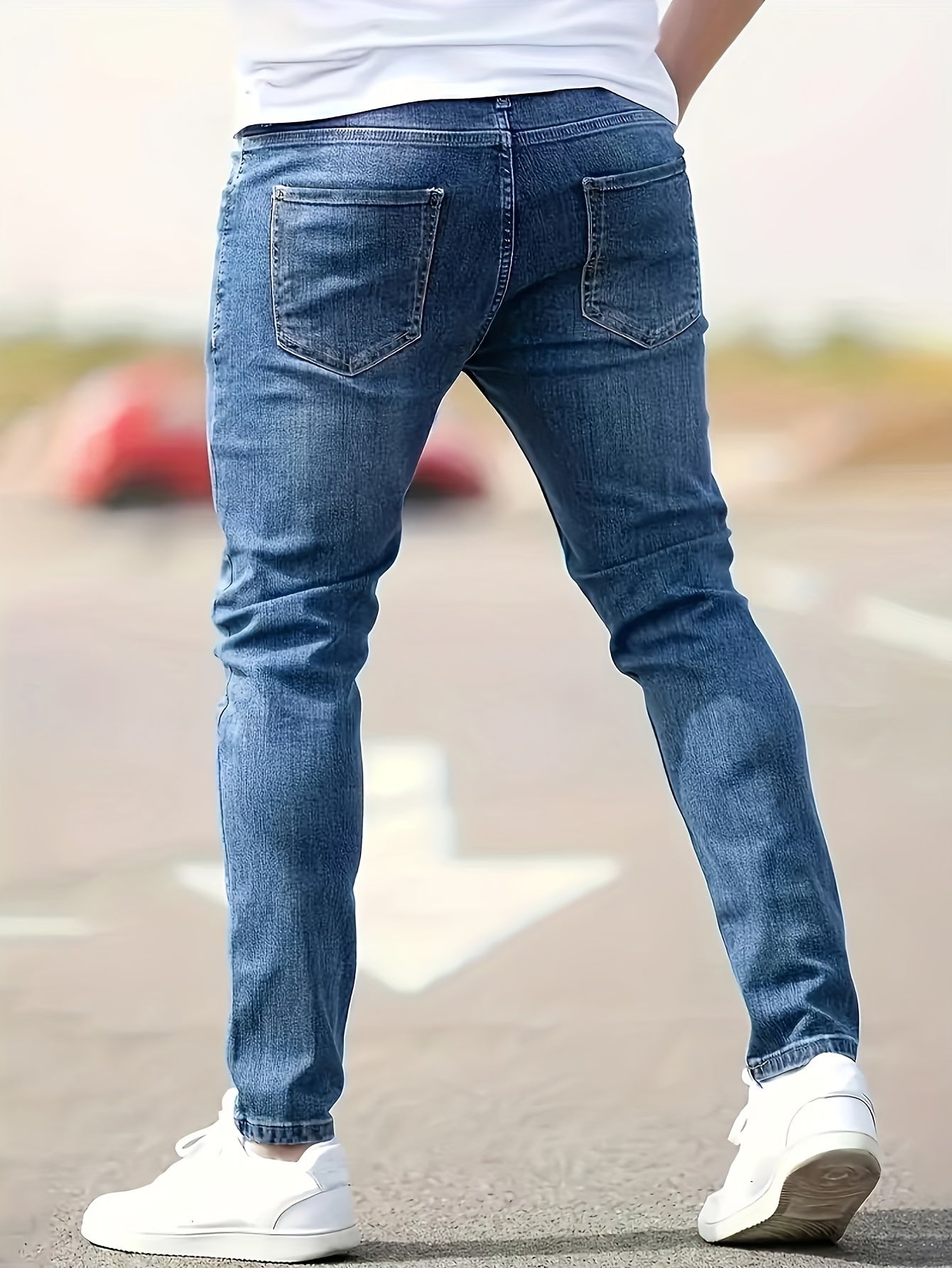 Jeans för män – Tidlös design med rak passform