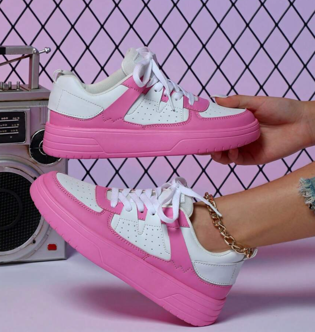 Kvinnor Sneakers med Leopardmönster för Trendig Stil 12