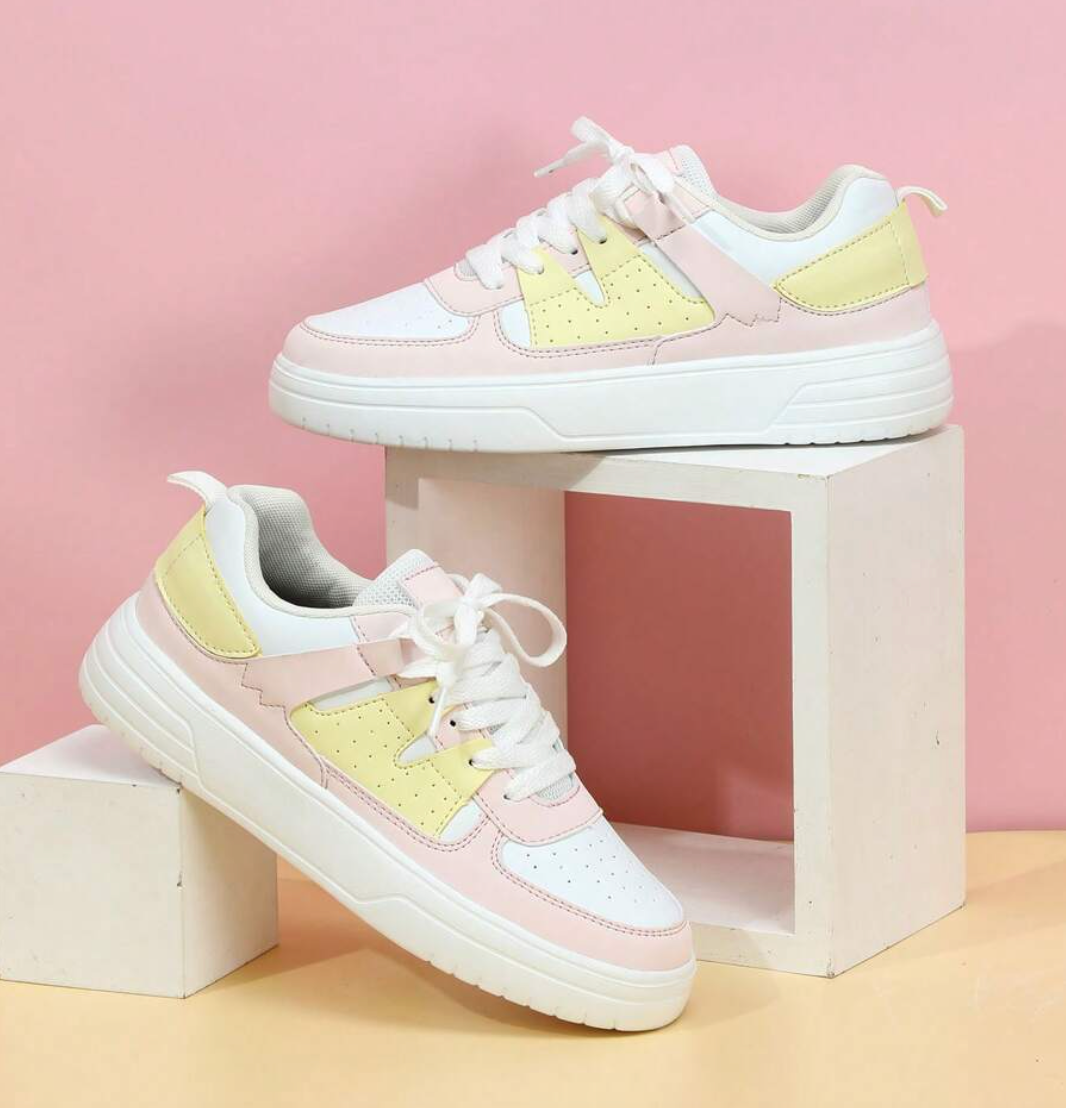 Kvinnor Sneakers med Leopardmönster för Trendig Stil 3