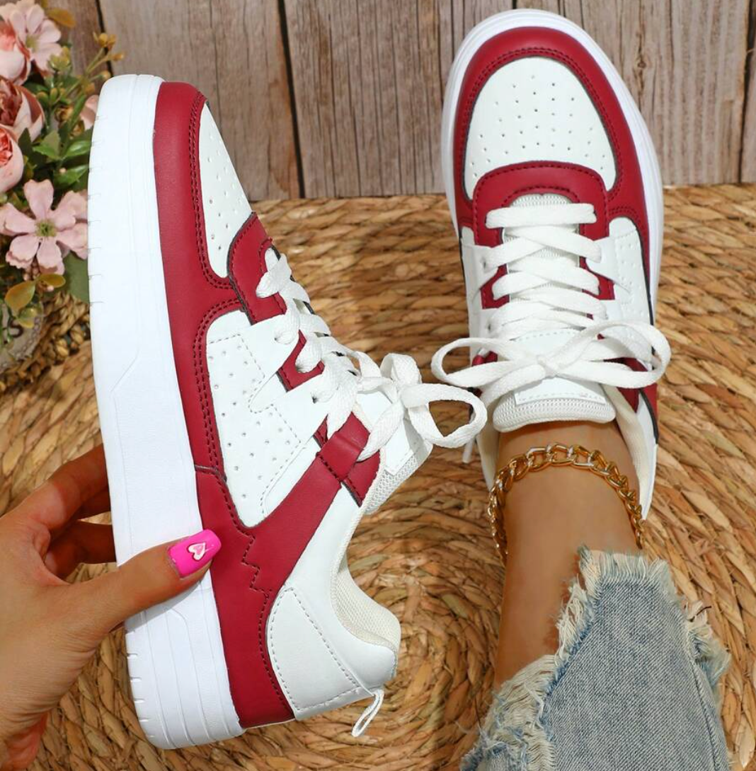 Kvinnor Sneakers med Leopardmönster för Trendig Stil 7