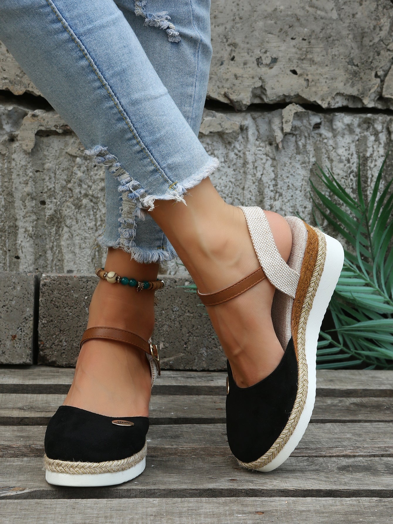 Kvinnors Bomull Espadriller