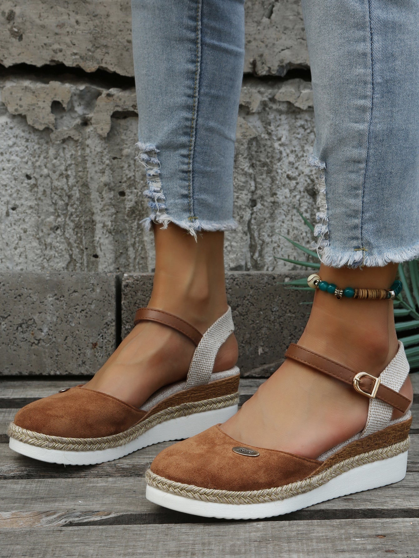 Kvinnors Bomull Espadriller