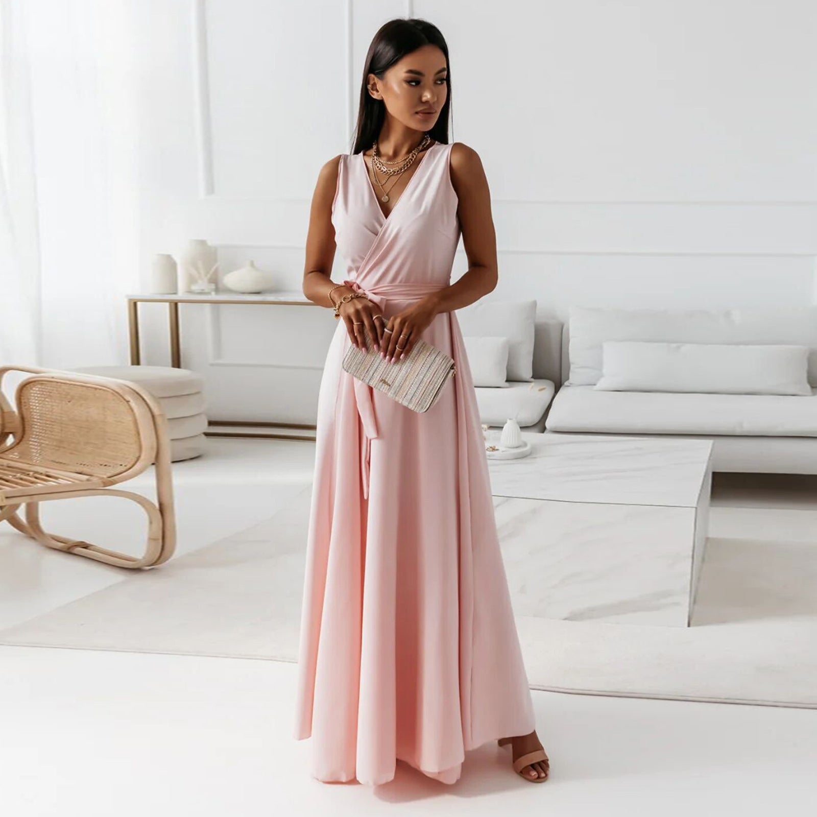 Kvinnors Elegant Klänning för Alla Tillfällen
