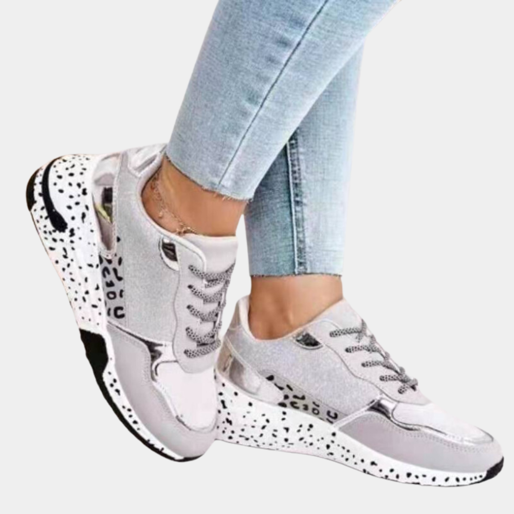 Kvinnors Lätta Sneakers Med Stöd och Komfort