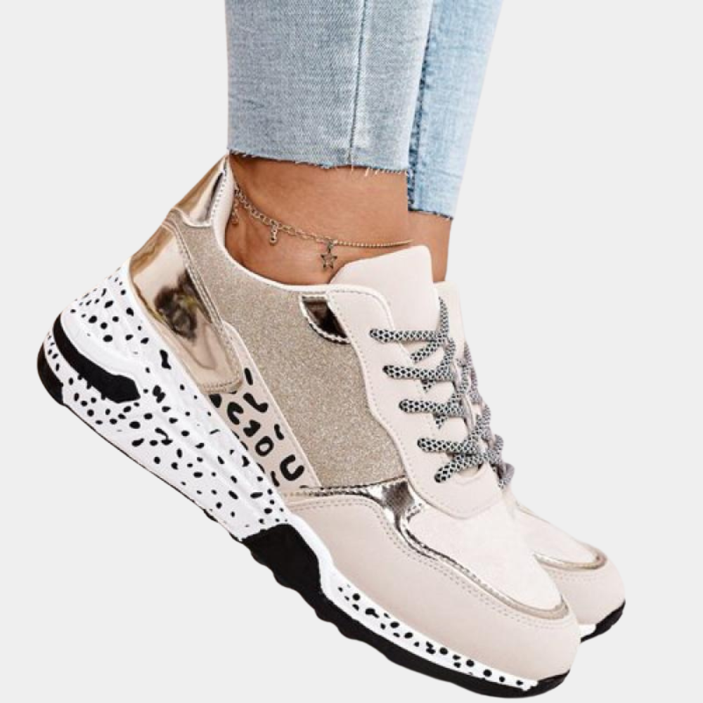 Kvinnors Lätta Sneakers Med Stöd och Komfort