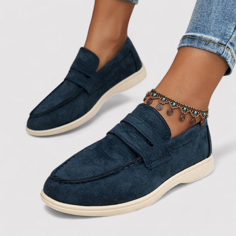 Kvinnors Mocka Loafers med Tidlös Design