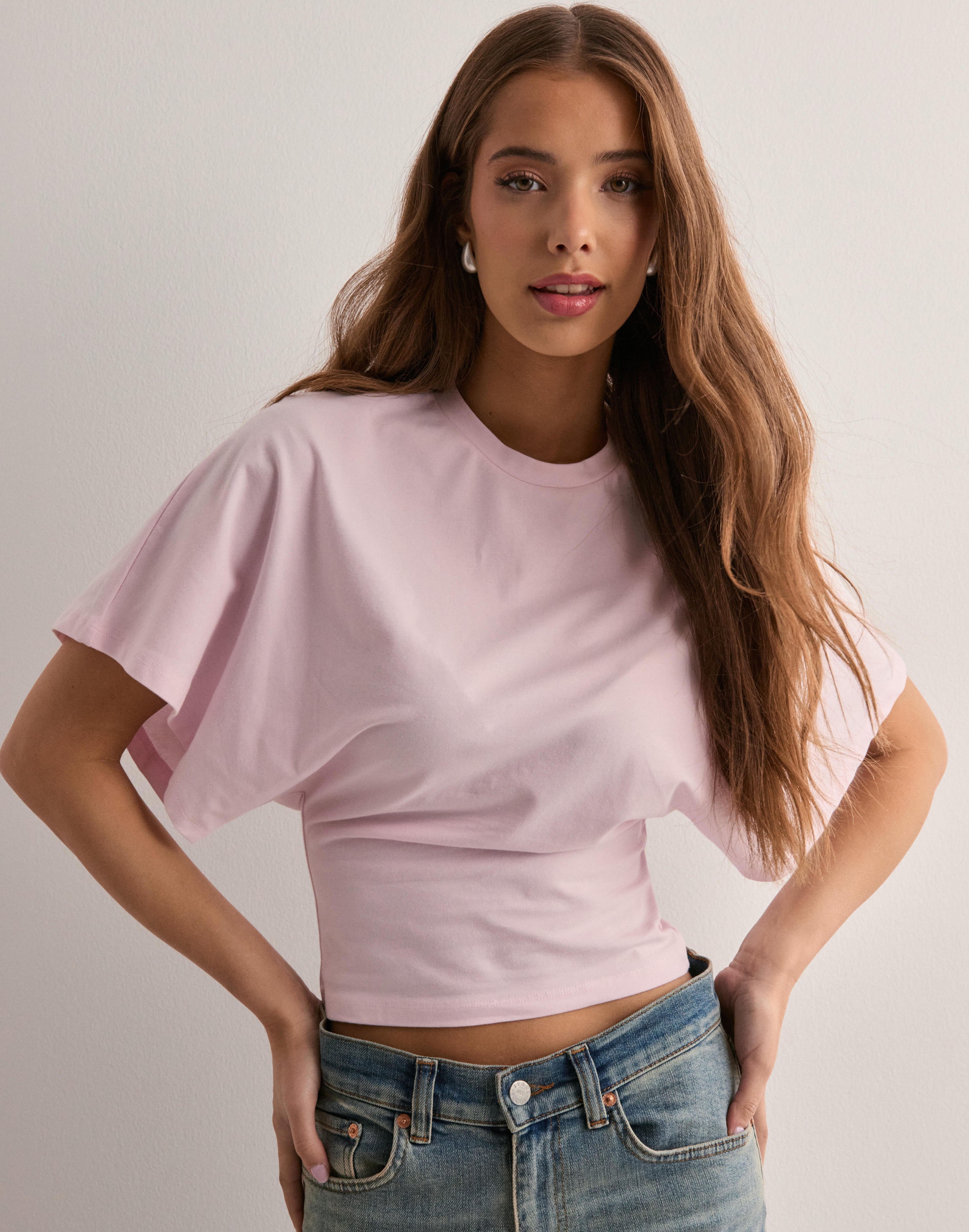 Kvinnors Överdimensionerad T-Shirt i Mjuk Bomull