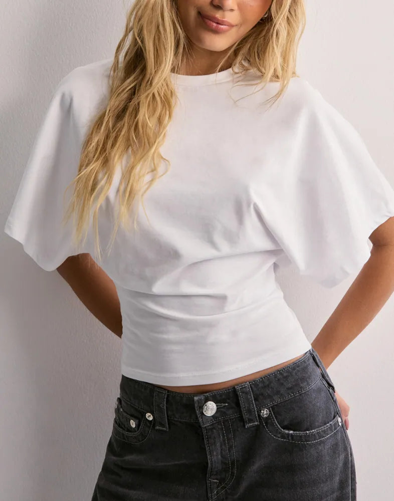 Kvinnors Överdimensionerad T-Shirt i Mjuk Bomull