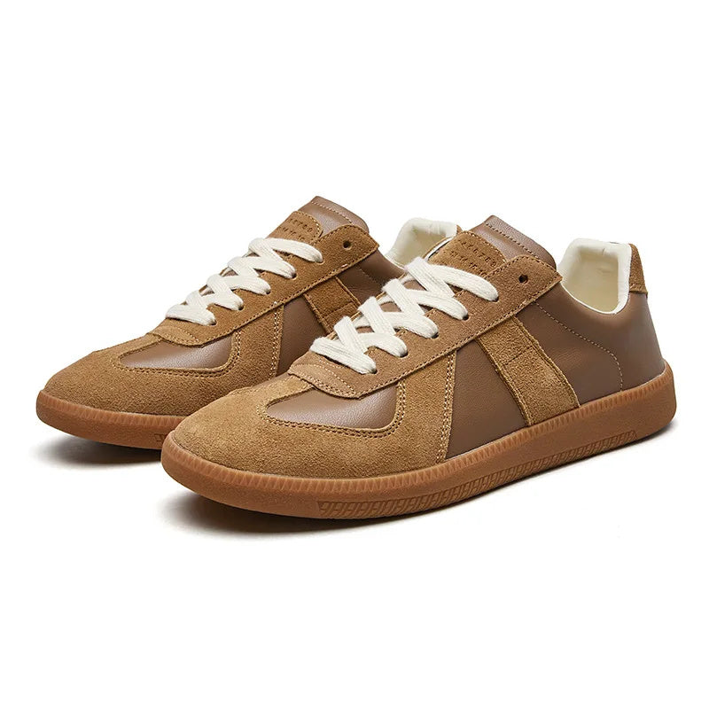Kvinnors Sneakers i Retro Stil Högkvalitativt Material