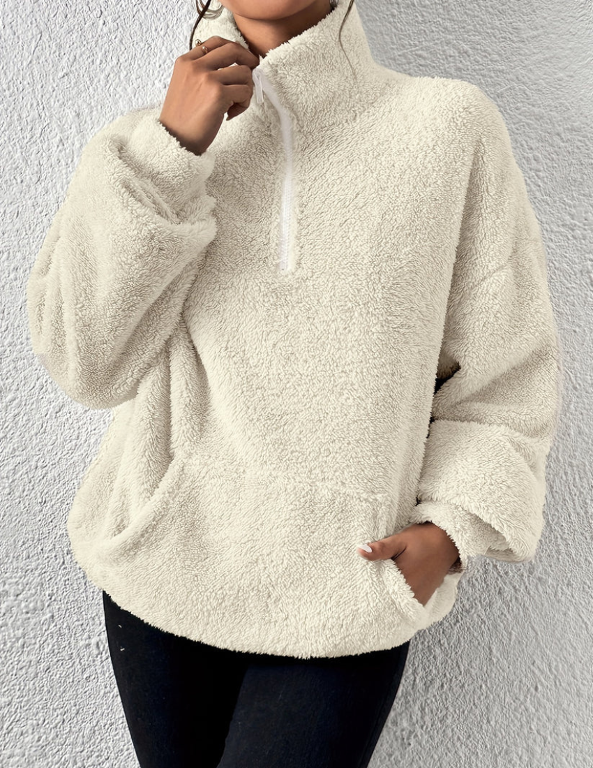 Linnea | Fluffig Fleece-tröja