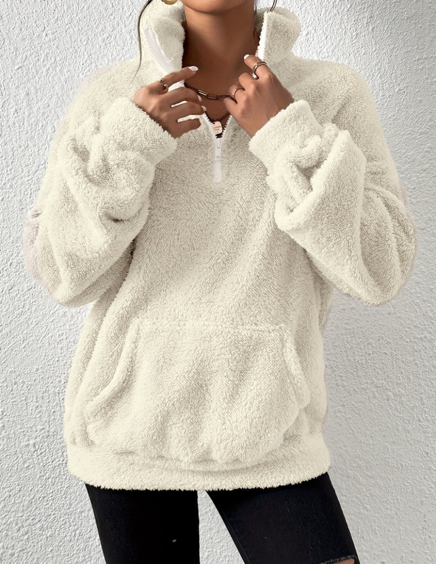 Linnea | Fluffig Fleece-tröja