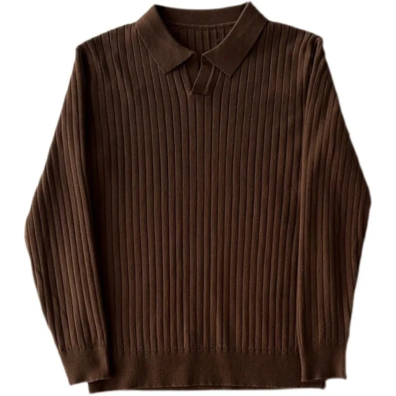 Erik | Ribbstickad Polo