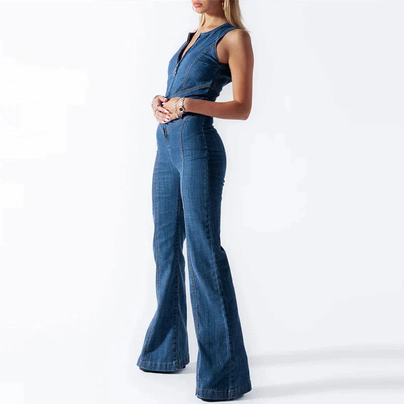 Dam Denim Kombination Nakna Rygg-3