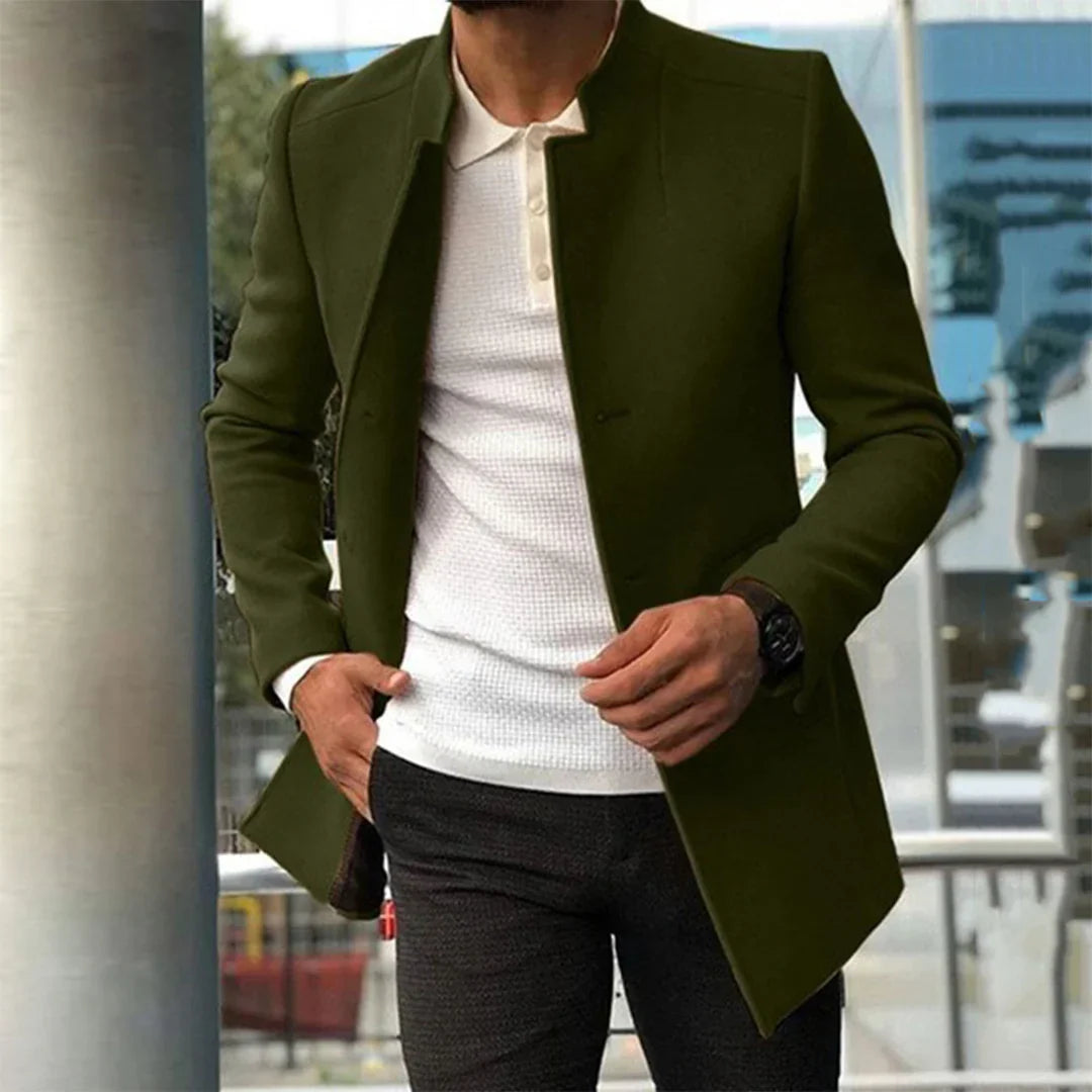 Herrkappa Högkvalitativt Tyg Modern Design-5