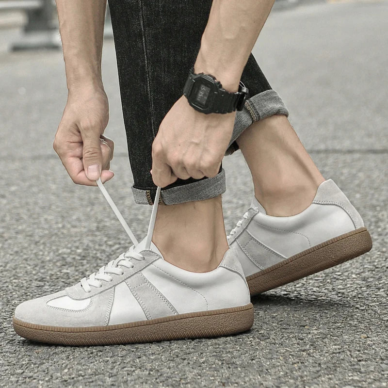 Herrskor Mocka Sneakers med Robust Yttersula för Hållbarhet 2