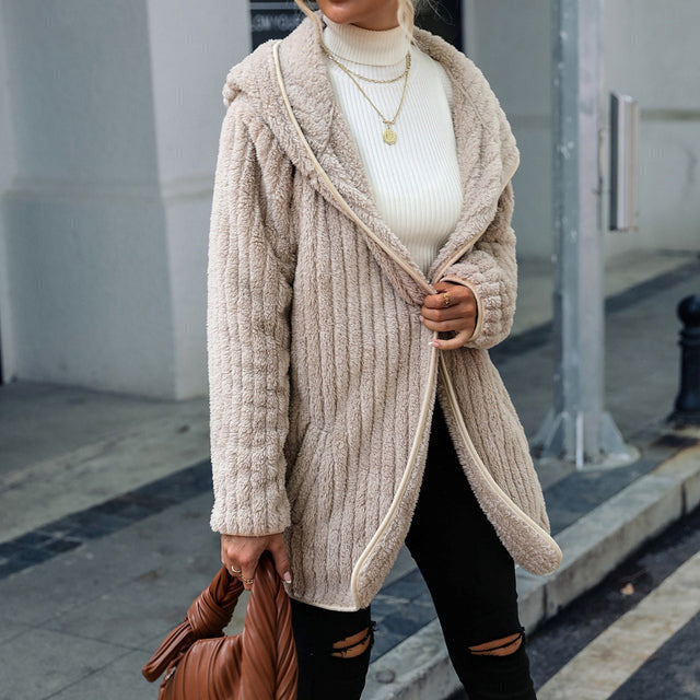 Signe | Stickad Hoodie
