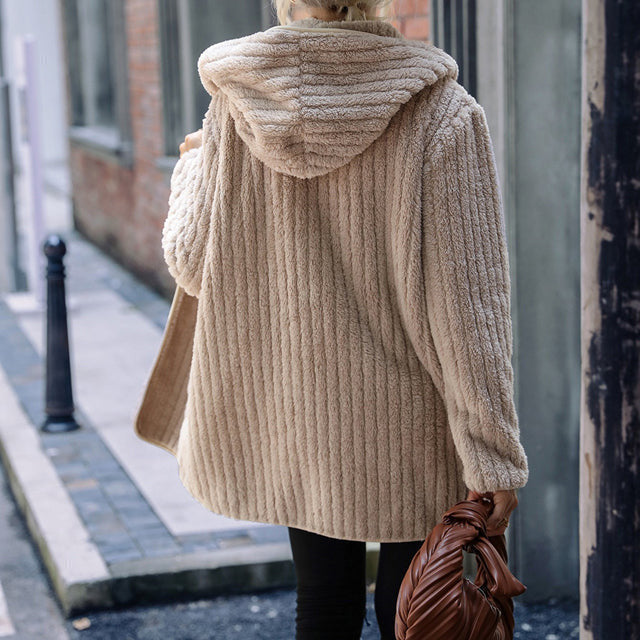 Signe | Stickad Hoodie