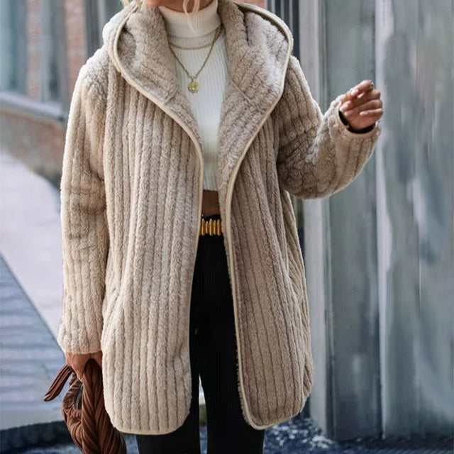 Signe | Stickad Hoodie