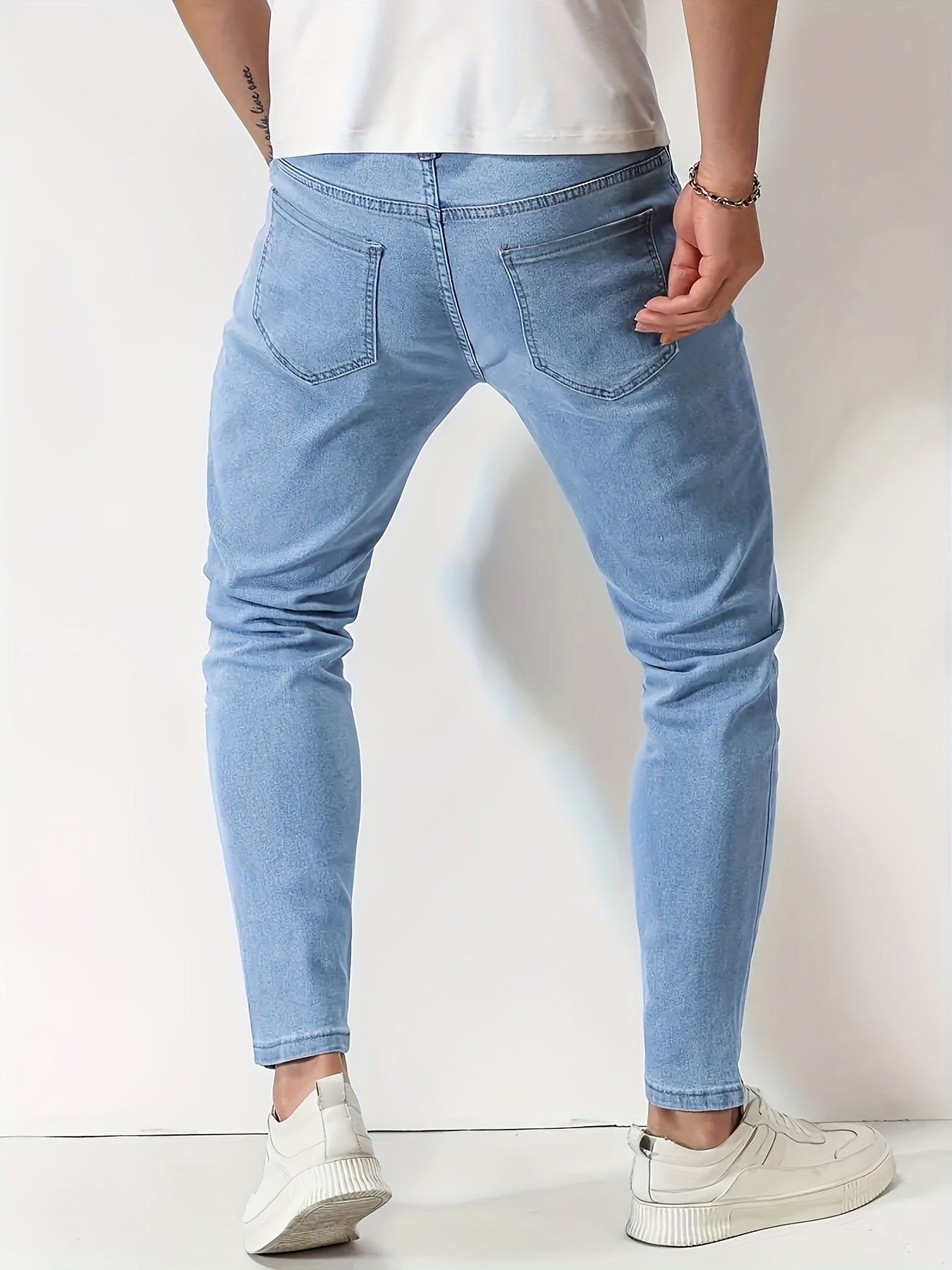 Slim fit jeans för herr