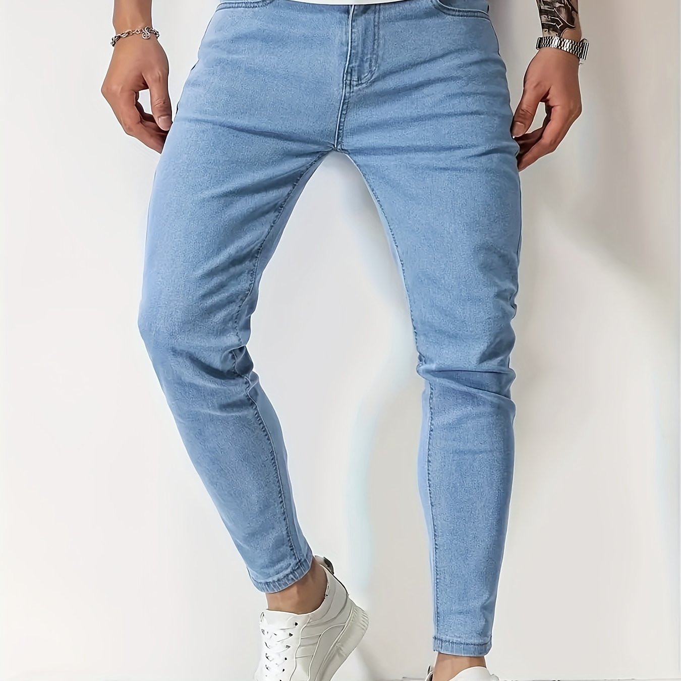 Slim fit jeans för herr