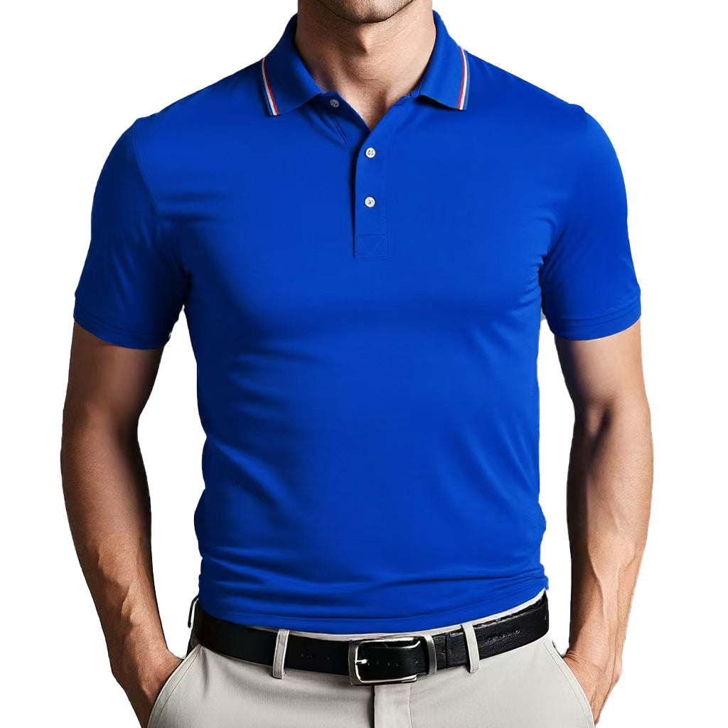 Unisex Slim Fit Bomull Polo Skjorta